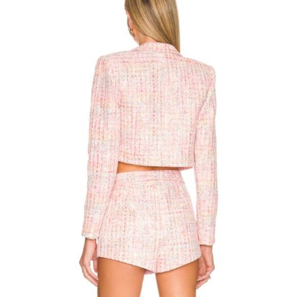 ASSIGNMENT Maribel Cropped Jacket‎ in Multi Sprinkles NWT Size XXS - Picture 3 of 12